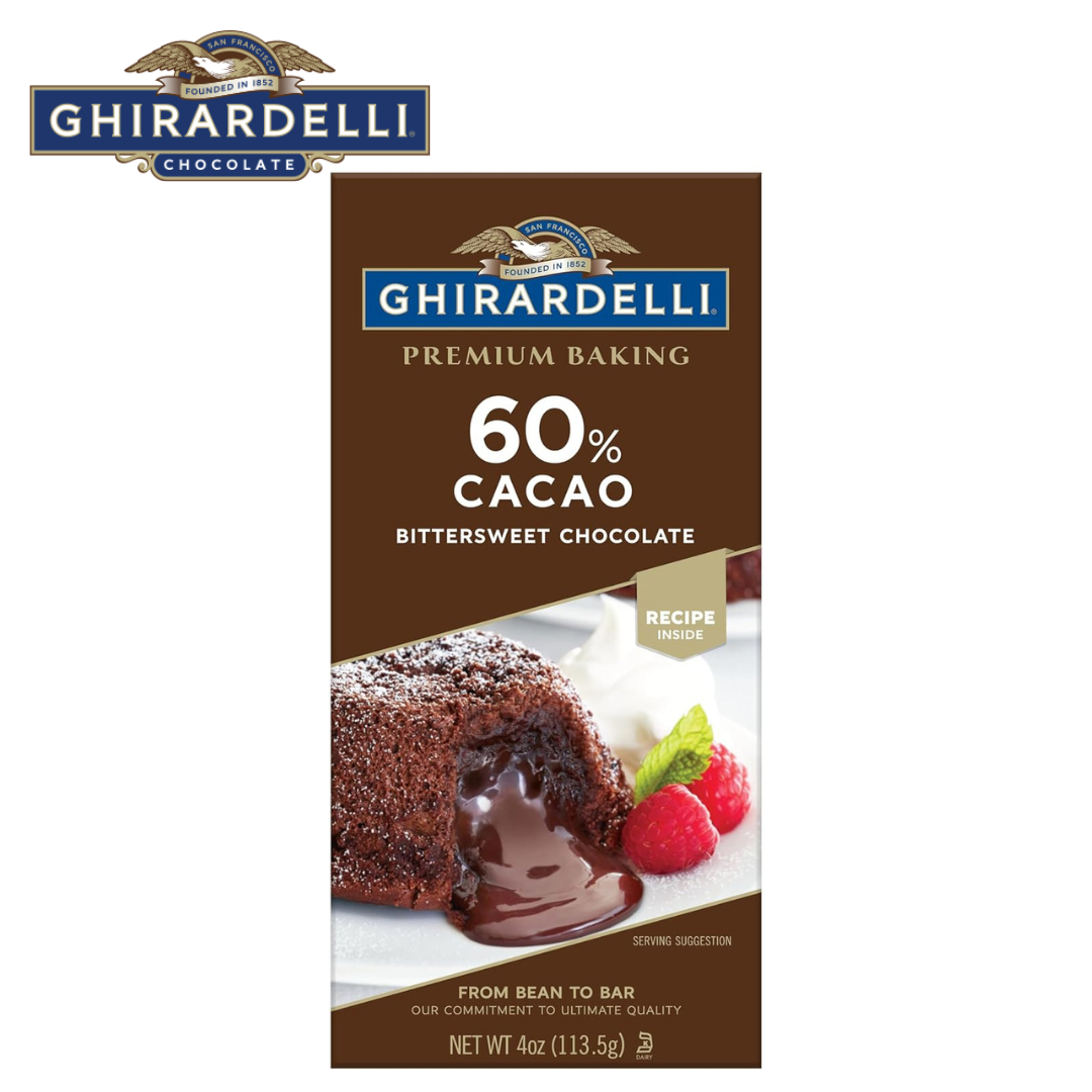 Ghirardelli Premium Baking 60% Cacao Bittersweet Chocolate Bar
