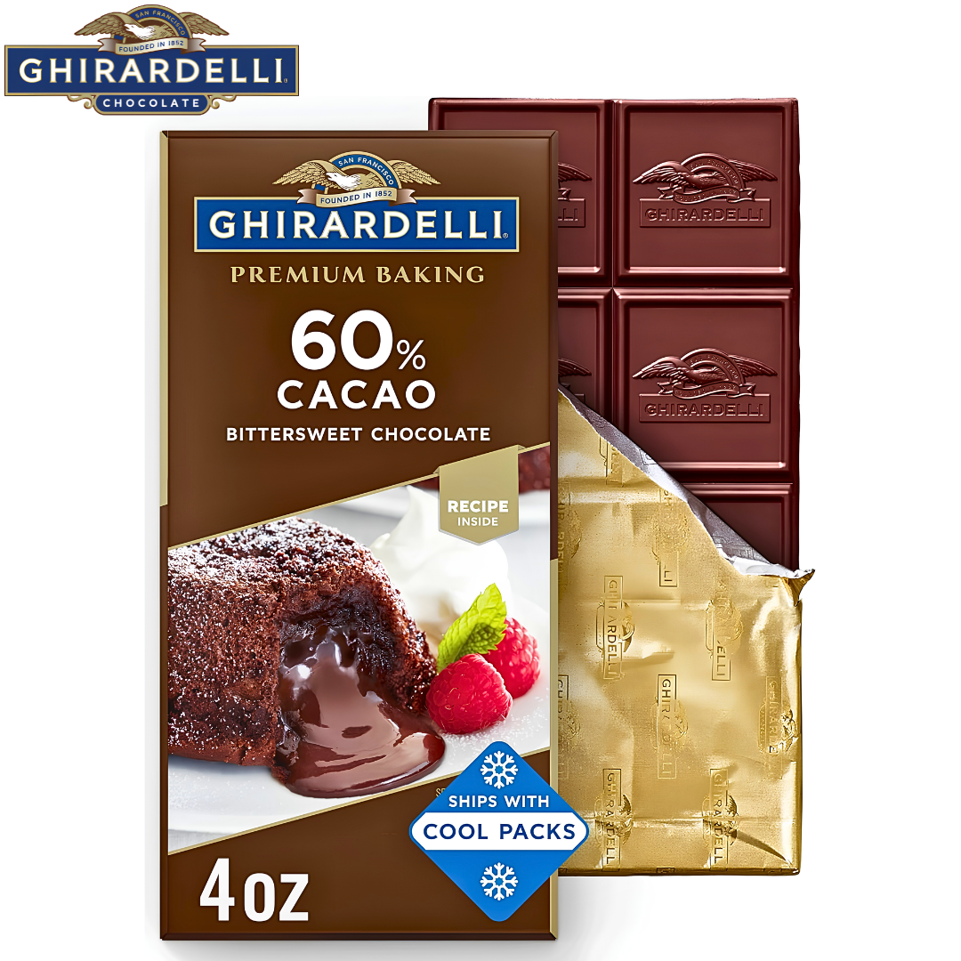 Ghirardelli Premium Baking 60 Percent Cacao Bittersweet Chocolate Bar