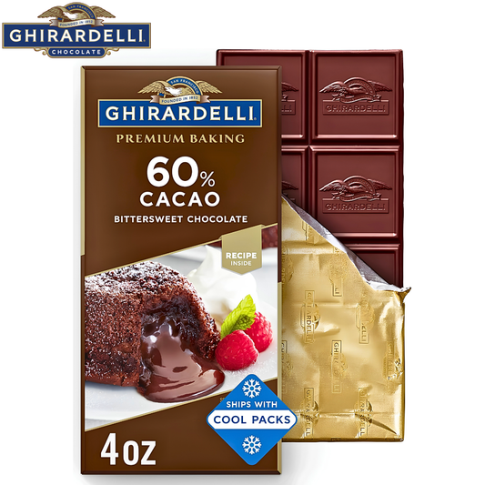 Ghirardelli Premium Baking 60 Percent Cacao Bittersweet Chocolate Bar