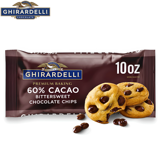 Ghirardelli Premium Baking 60 Percent Cacao Bittersweet Chocolate Chips