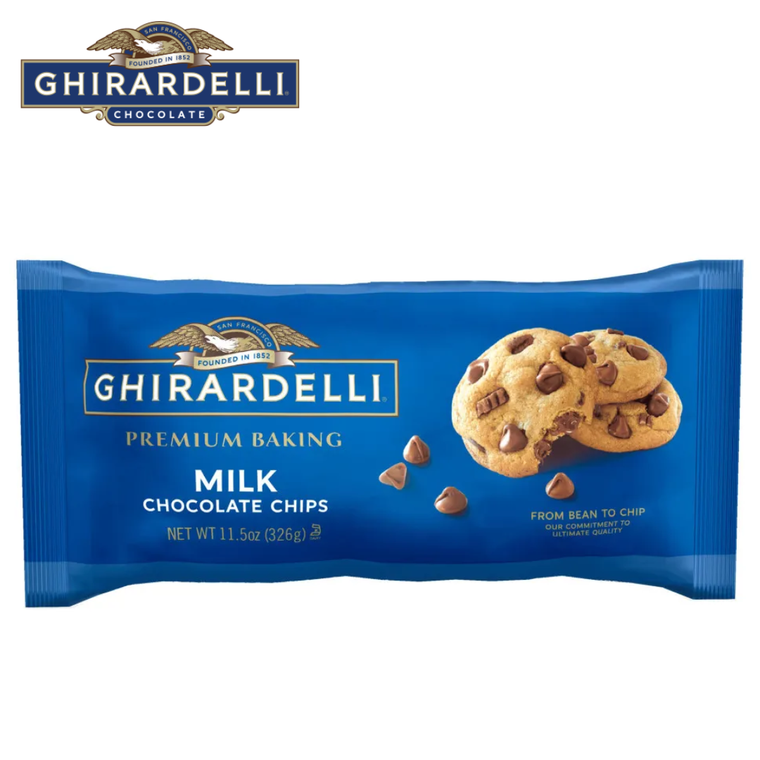 Ghirardelli Premium Baking Milk Chocolate Chips (Case of 12 Bags)