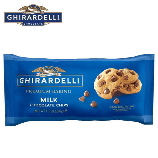 Ghirardelli Premium Baking Milk Chocolate Chips (Case of 12 Bags)