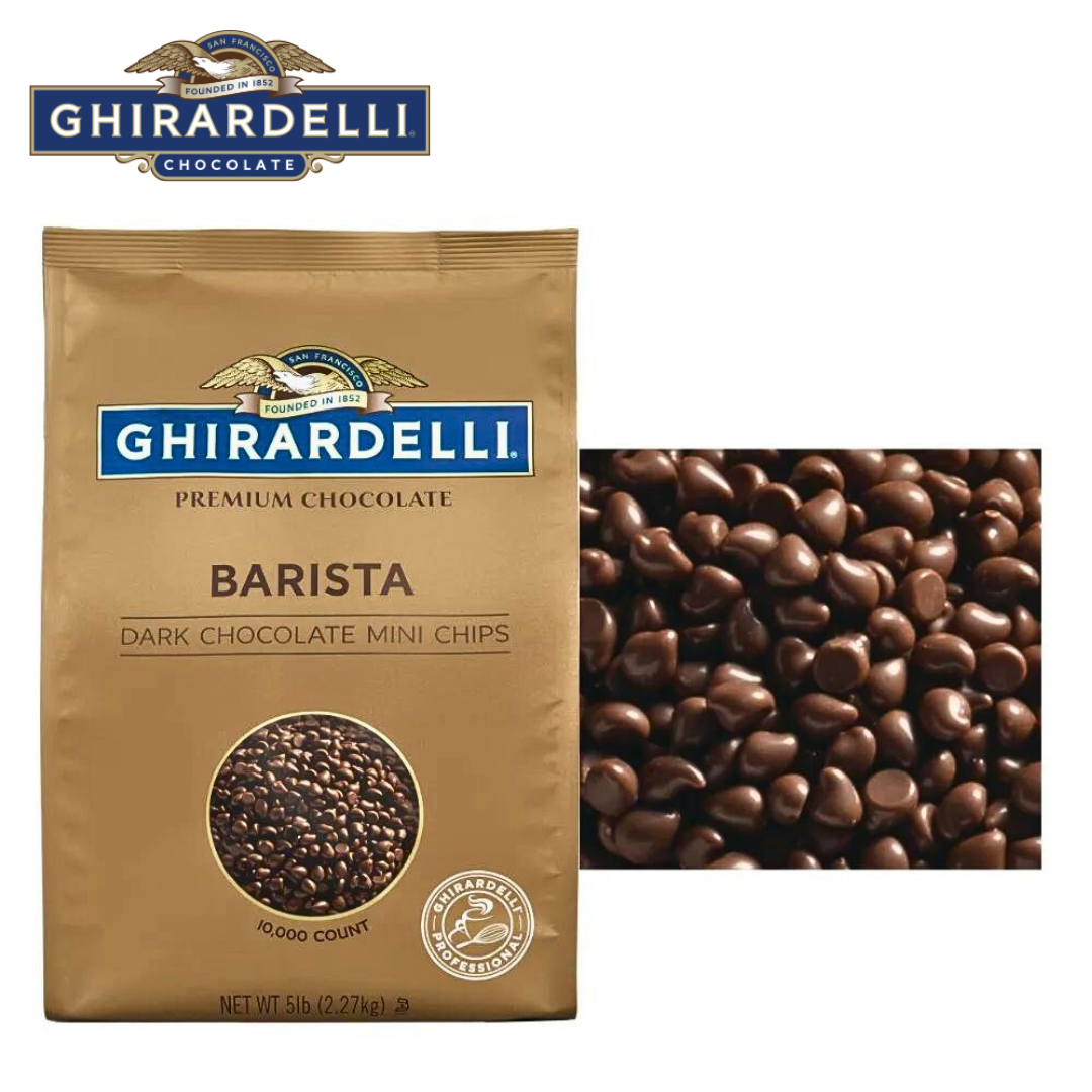 Ghirardelli Premium Barista Dark Chocolate Mini Chips 10,000 Count