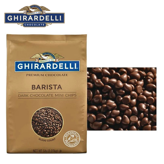 Ghirardelli Premium Barista Dark Chocolate Mini Chips 10,000 Count