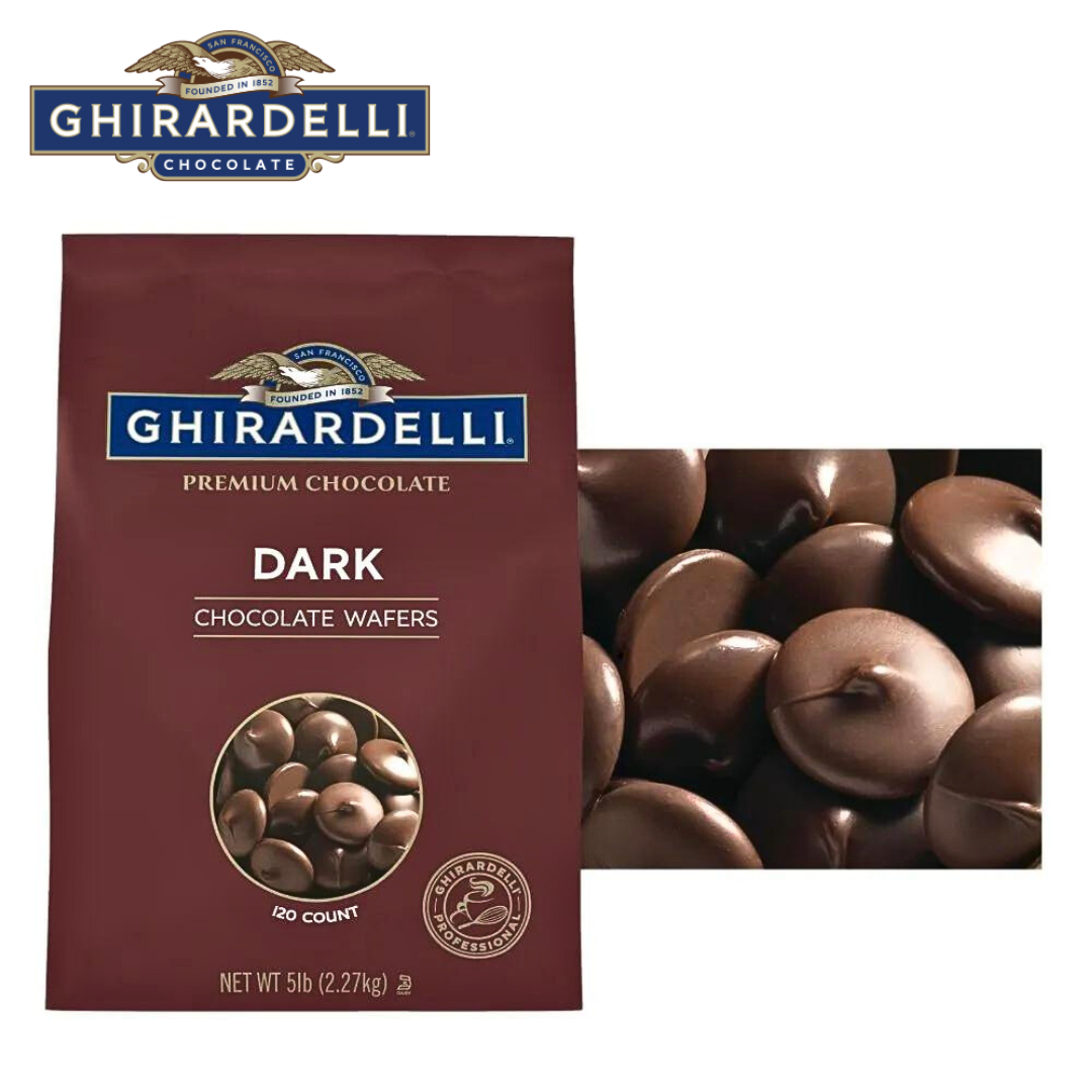 Ghirardelli Premium Chocolate Queen Dark Chocolate Wafers