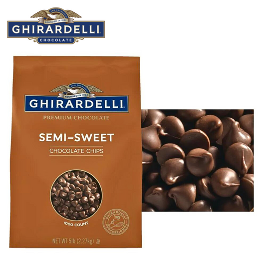 Ghirardelli Premium Chocolate Semi-Sweet Chocolate Chips 1000 Count