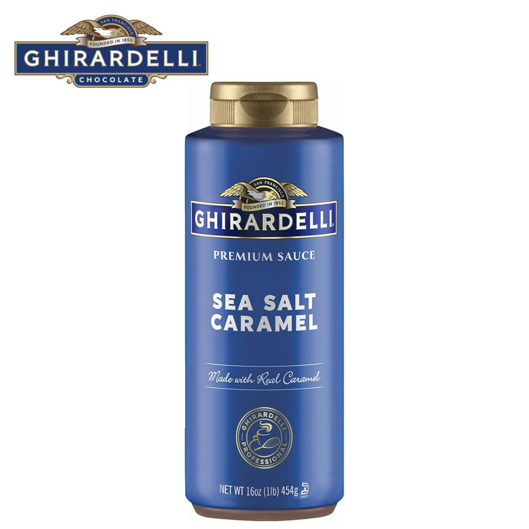 Ghirardelli Premium Sea Salt Caramel Sauce Squeeze Bottle