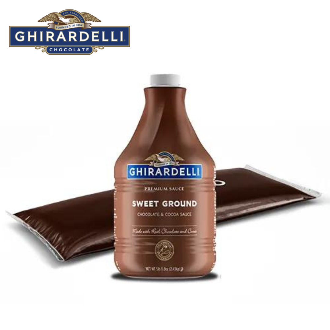 Ghirardelli Premium Sweet Ground Chocolate & Cocoa Sauce