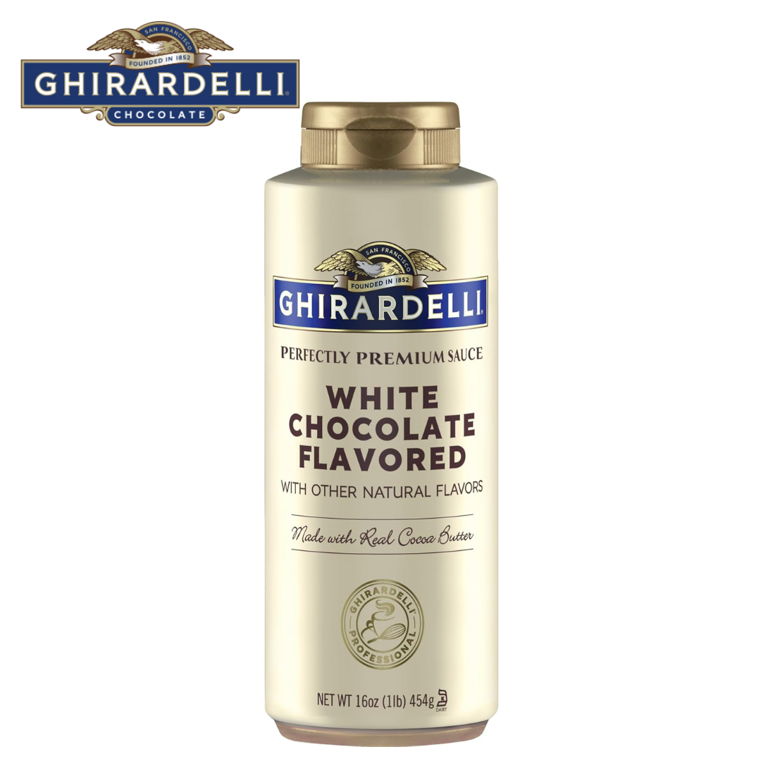 Ghirardelli Premium White Chocolate Flavored Sauce Squeeze Bottle