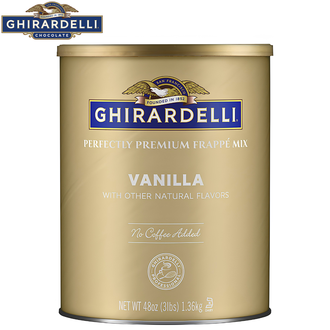Ghirardelli Vanilla Frappé Mix Professional Beverage Base