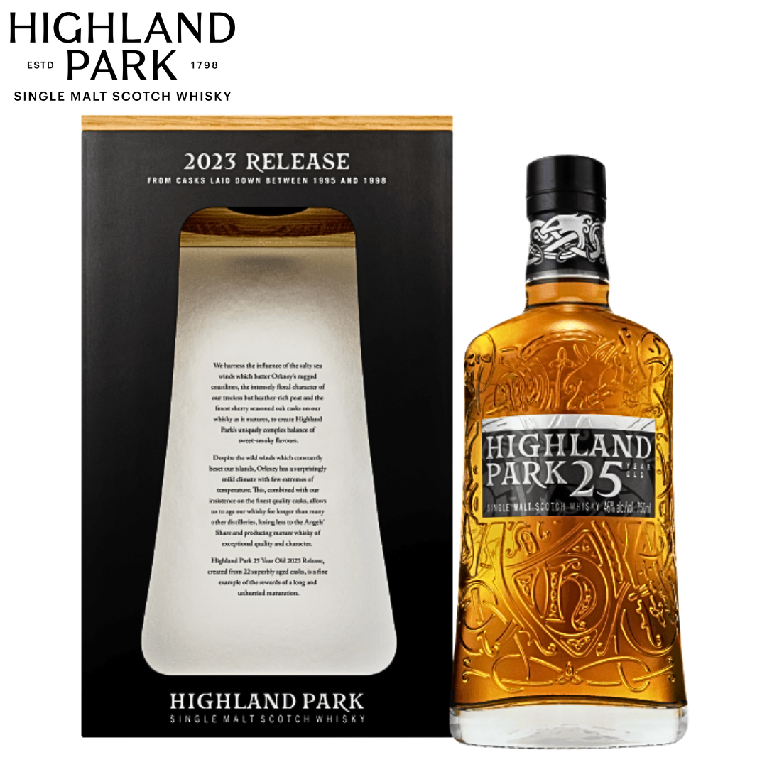 Highland Park 25YO Single Malt Scotch Whisky 70cl 2023 RELEASE