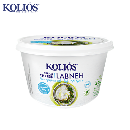 KOLIOS Labneh Cheese Cream Cheese Made from Fresh Pasteurised Cow’s Milk