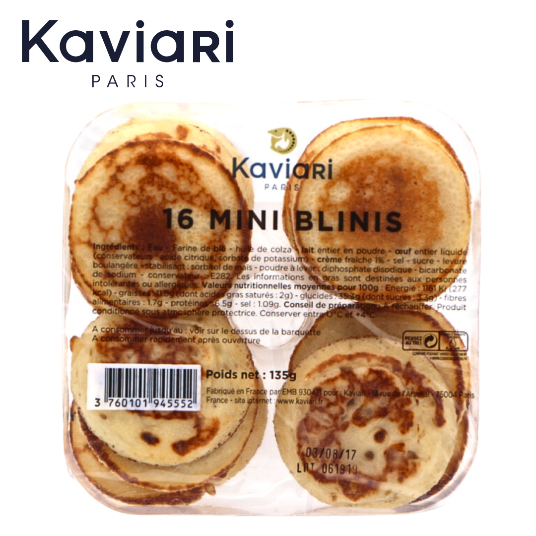 Kaviari Mini Blinis 16pcs