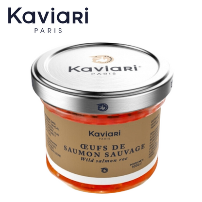 Kaviari Wild Salmon Roe 100g Oeufs de Saumon Sauvage
