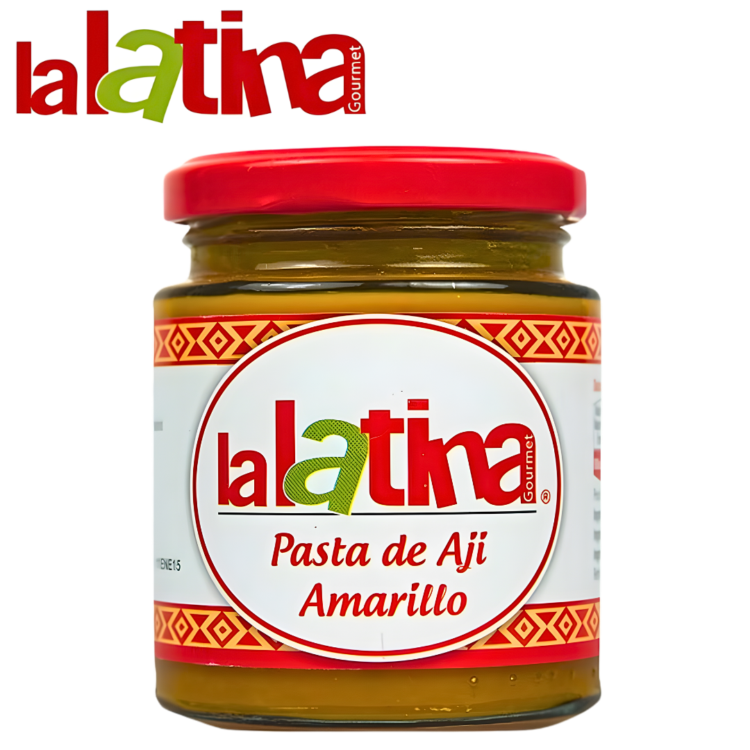 La Latina Aji Amarillo Paste Peruvian yellow chili paste jar