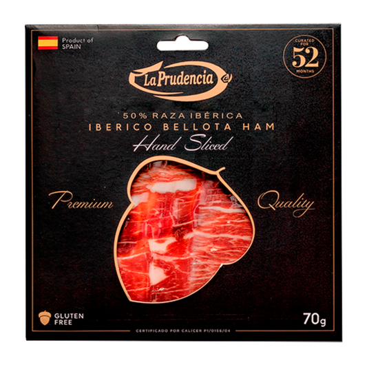 La Prudencia Hand-Carved Iberico Ham Bellota (70g x 30packs/box)
