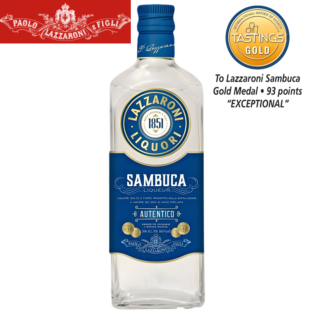 Lazzaroni Sambuca 42% Italian anise liqueur star anise