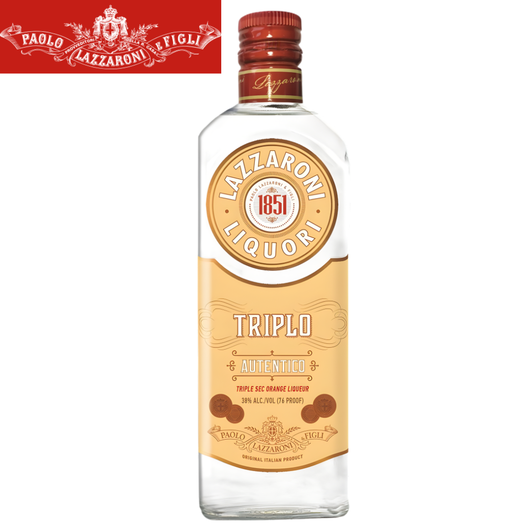 Lazzaroni Triple Sec 38% Italian orange liqueur for cocktails