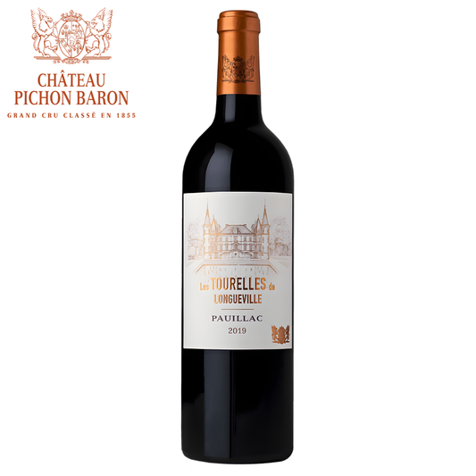 Les Tourelles de Pichon Baron 2019 Pauillac Bordeaux France wine bottle