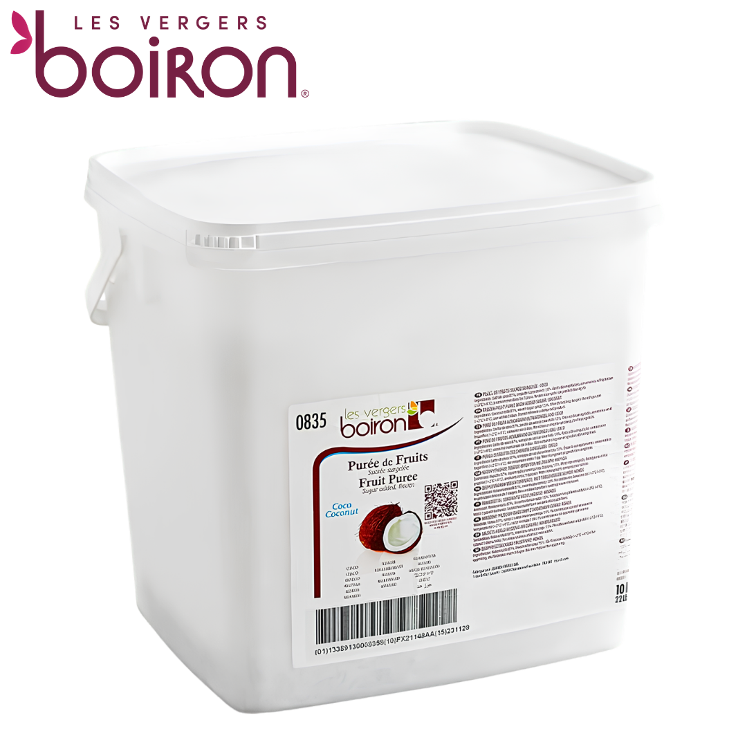 Les vergers Boiron Frozen Coconut Purée with Added Sugar 10kg