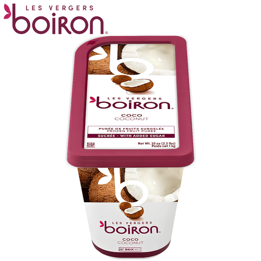 Les vergers Boiron Frozen Coconut Purée with Added Sugar 1kg