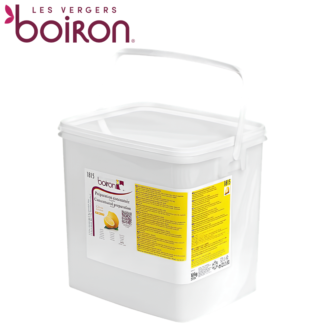 Les vergers Boiron Frozen Lemon Purée Without Added Sugar 10kg