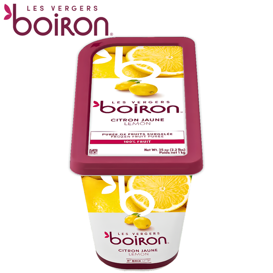 Les vergers Boiron Frozen Lemon Purée Without Added Sugar 1kg