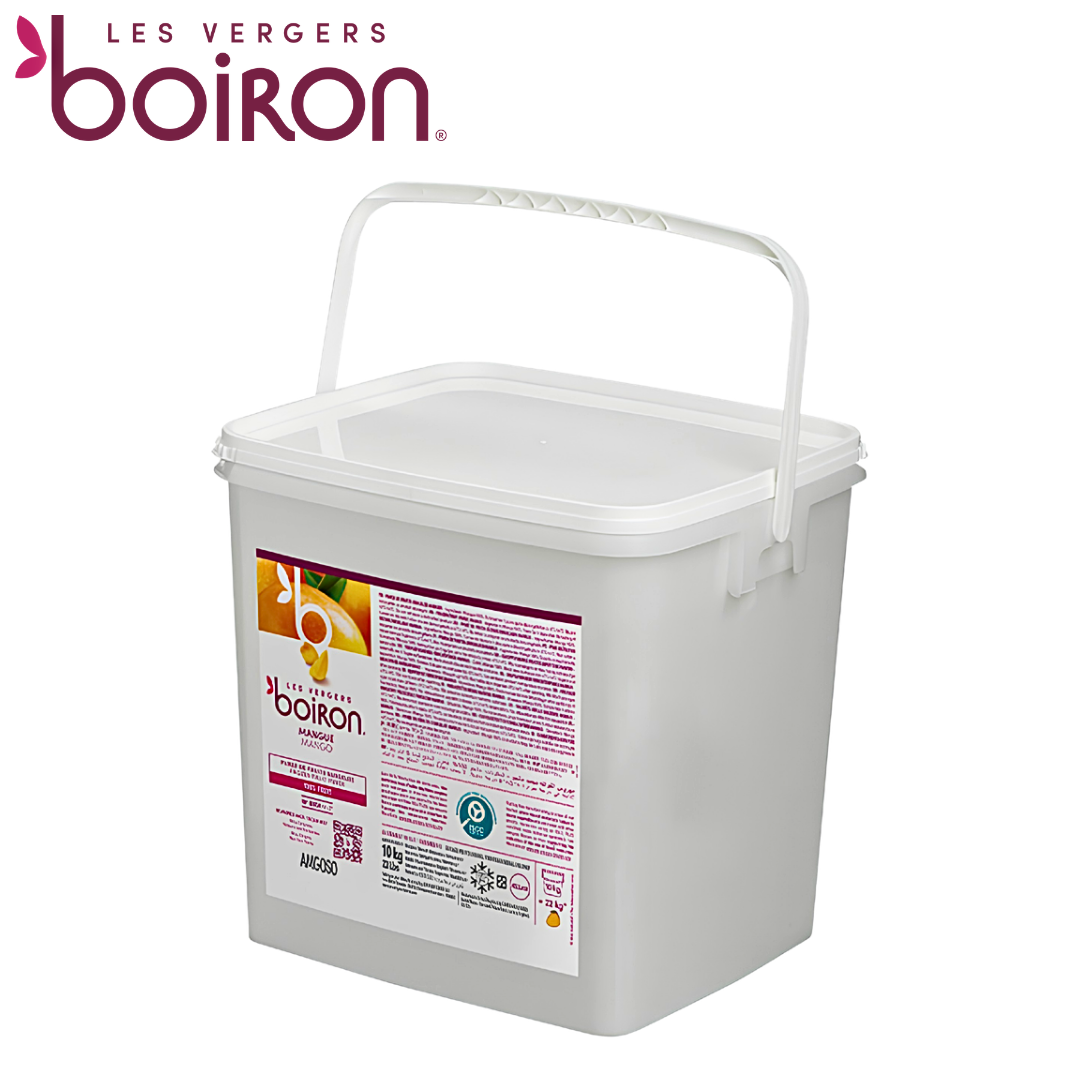Les vergers Boiron Frozen Mango Purée Without Added Sugar 10kg