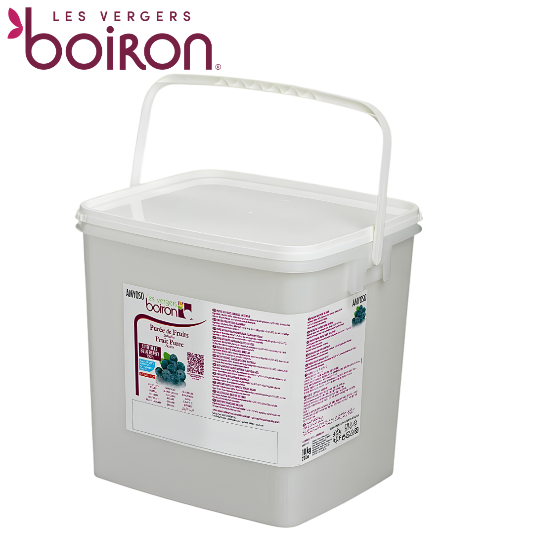Les vergers Boiron Frozen Wild Blueberry Purée Without Added Sugar 10kg