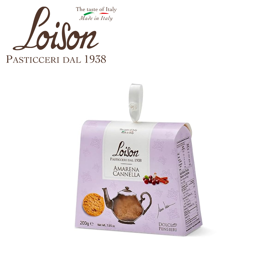 Loison Biscuit Cherry and Cinnamon Italian artisan biscuits