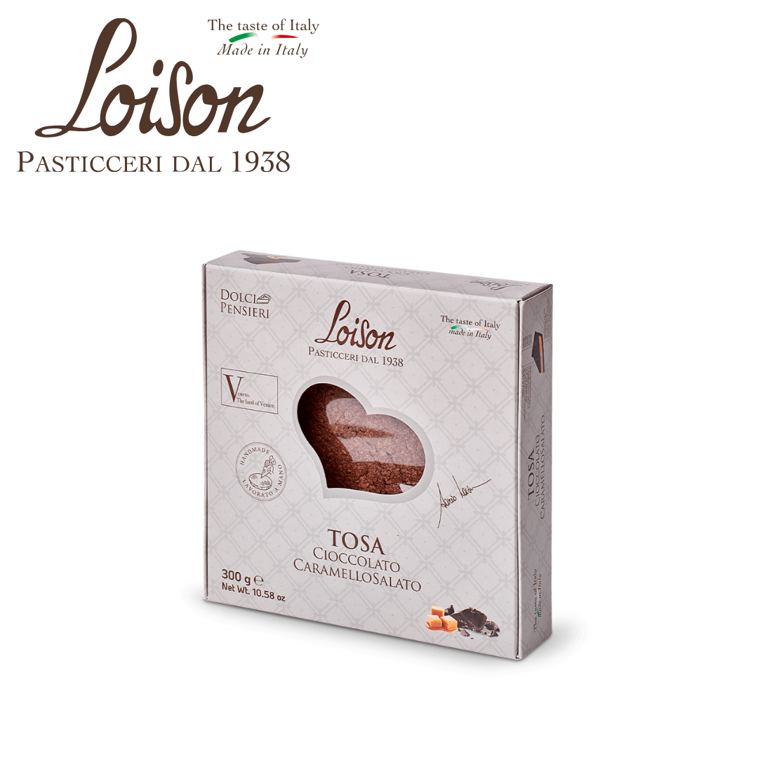 Loison Tosa Ciocolato Caramello Salato Cake 300g in box