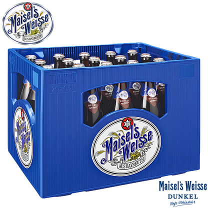 Maisels Weisse Dunkel Bavarian Dark Wheat Beer Germany 500ml x 20