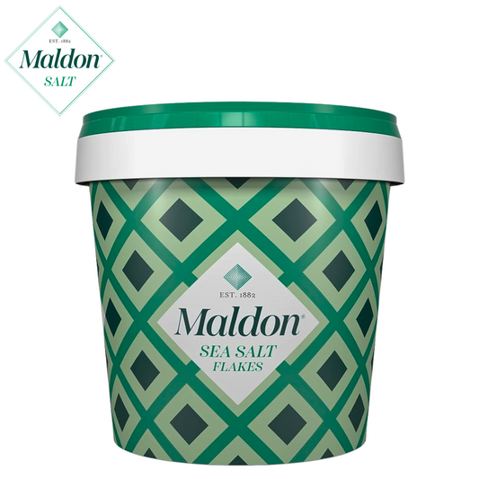 Maldon Sea Salt Flakes 570 g mid-size catering tub pyramid crystals