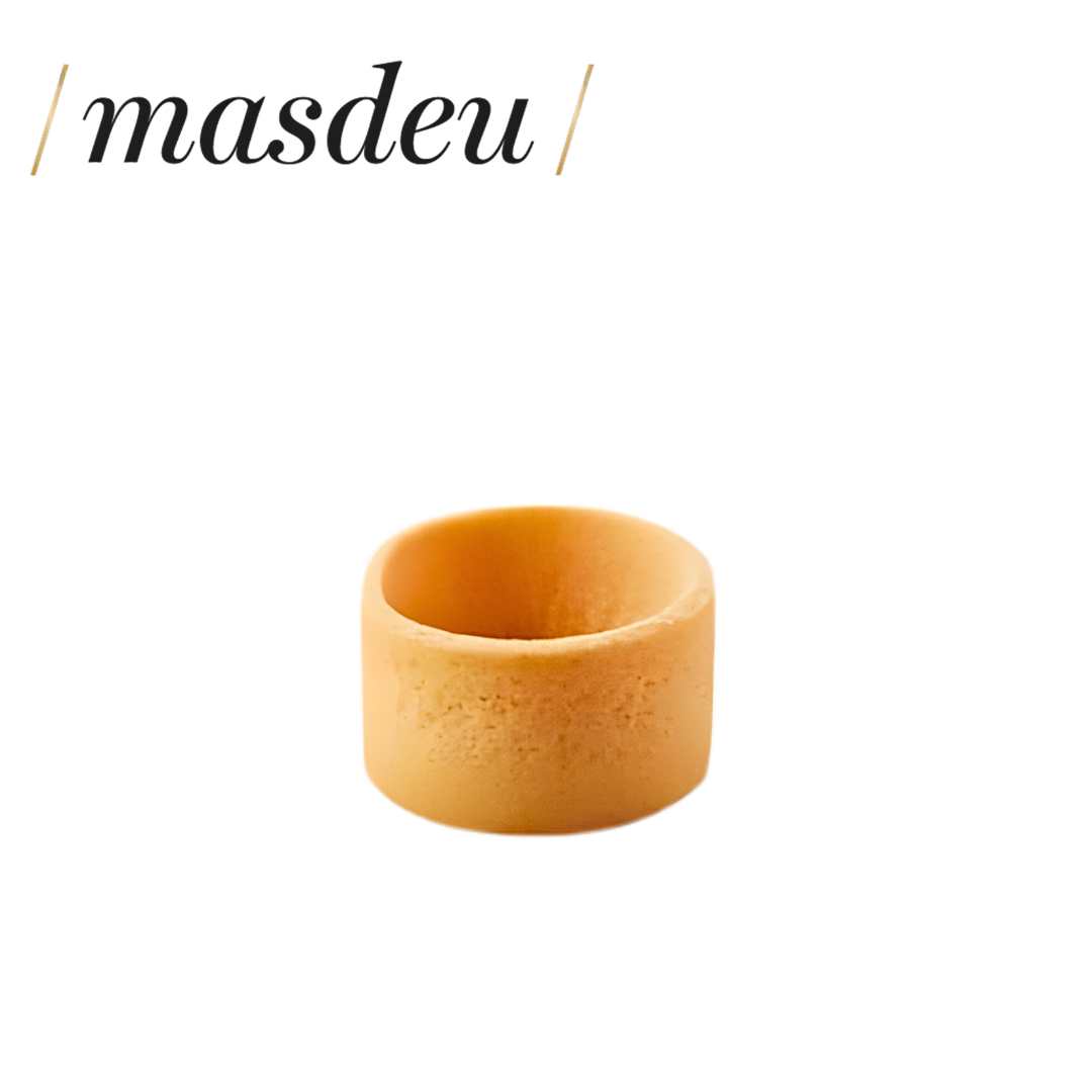 Masdeu Straight Edge Mini Tartlet Neutral 38mm DIS401 shortcrust pastry shell