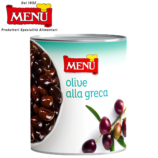 Menù Olive “alla greca” Greek Kalamon Olives 830g tin