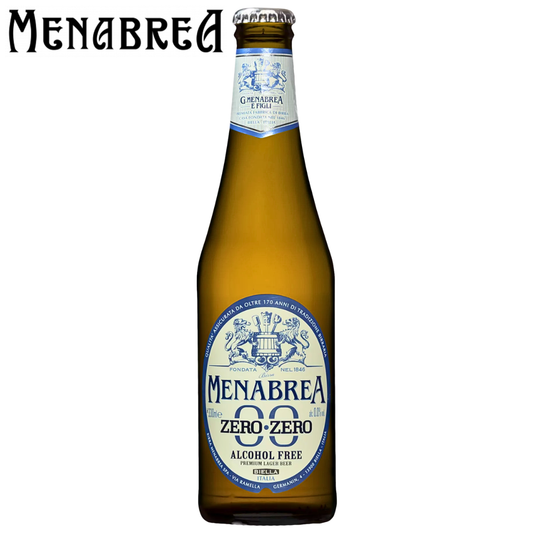 Menabrea Zero Zero alcohol free beer Italy 0.0 lager