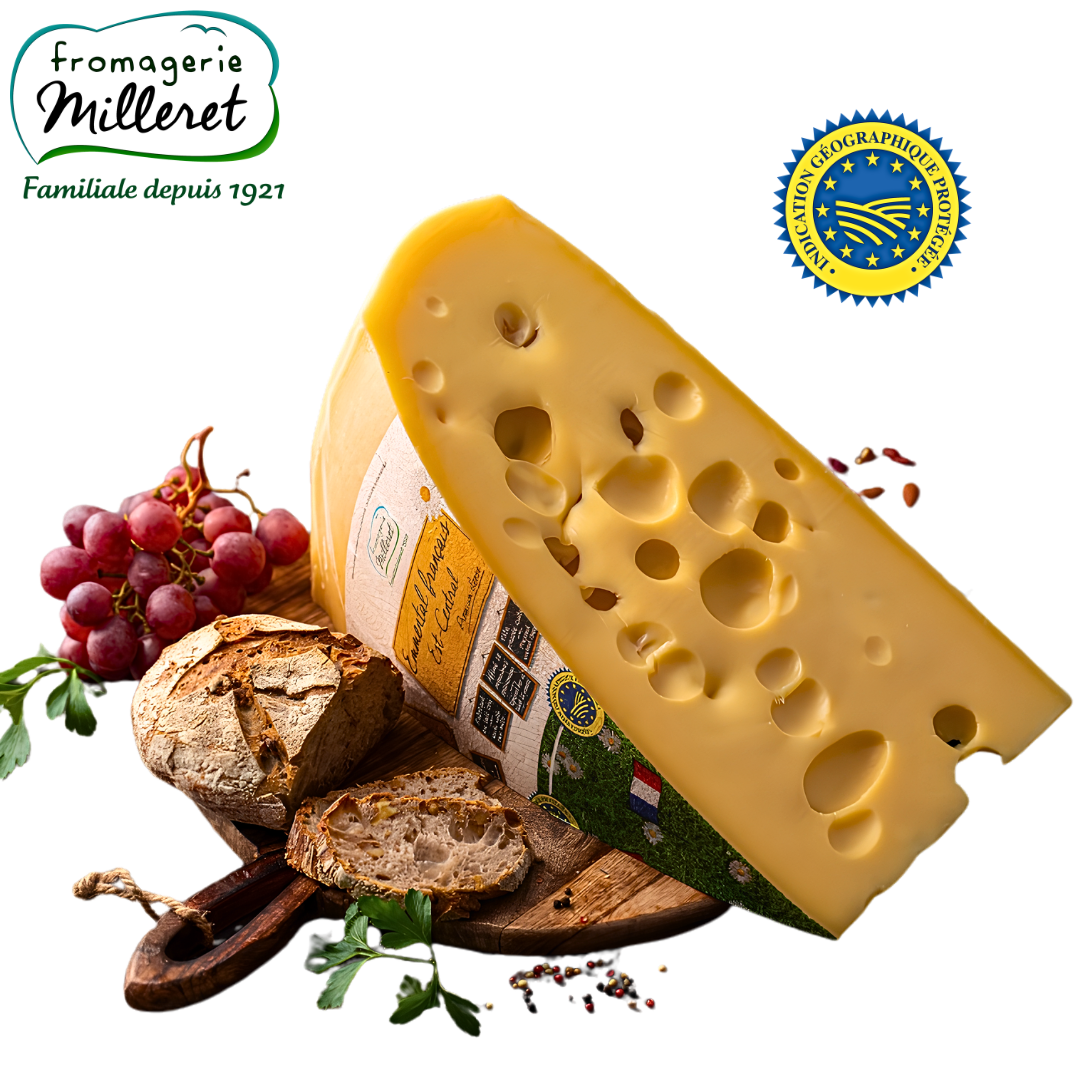 Milleret Emmental Francais Est-Central IGP French Raw Milk Cheese 6kg