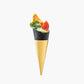 Masdeu Mini Waffle Cone Assortment Coating Non-Moisture with guacamole
