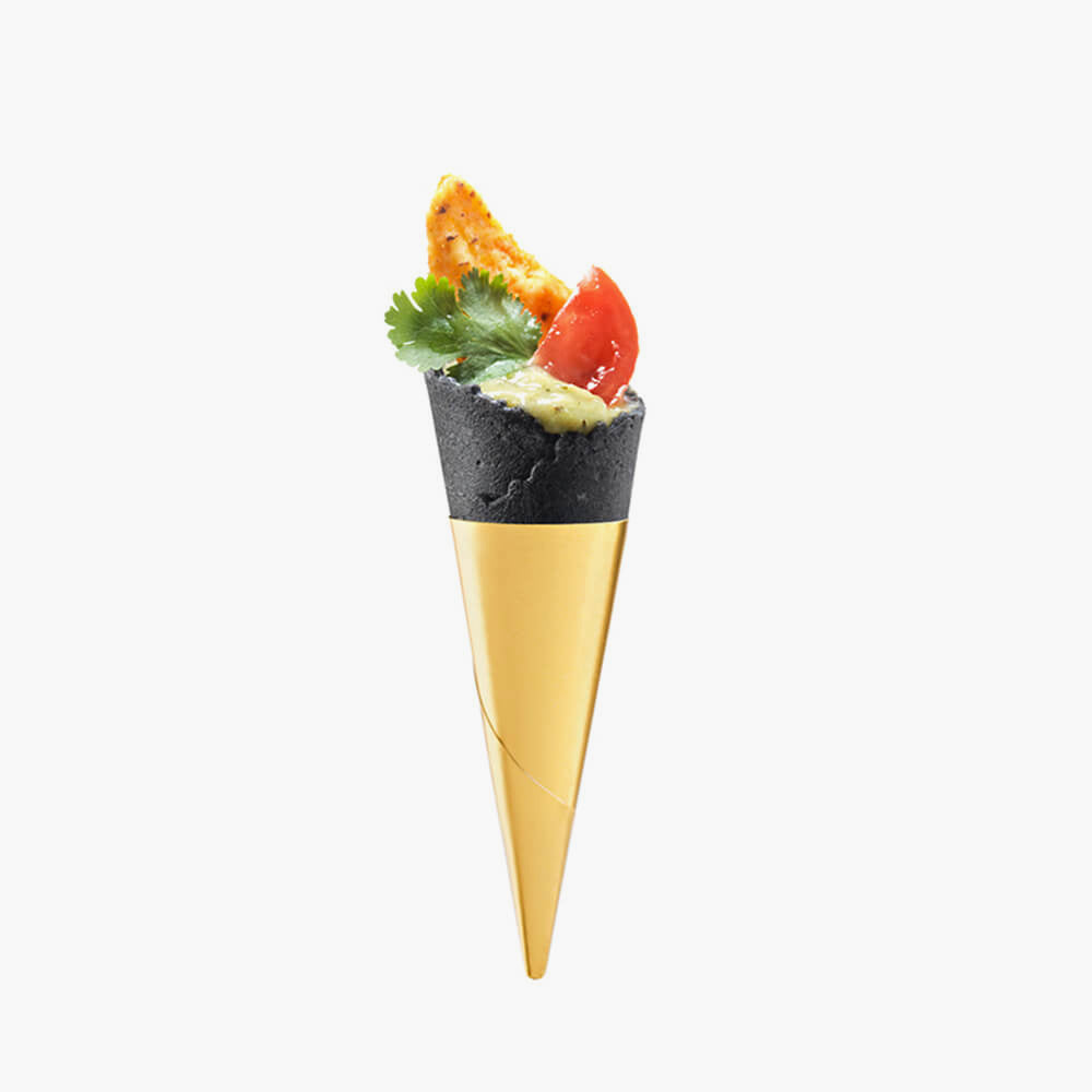 Masdeu Mini Waffle Cone Assortment Coating Non-Moisture with guacamole