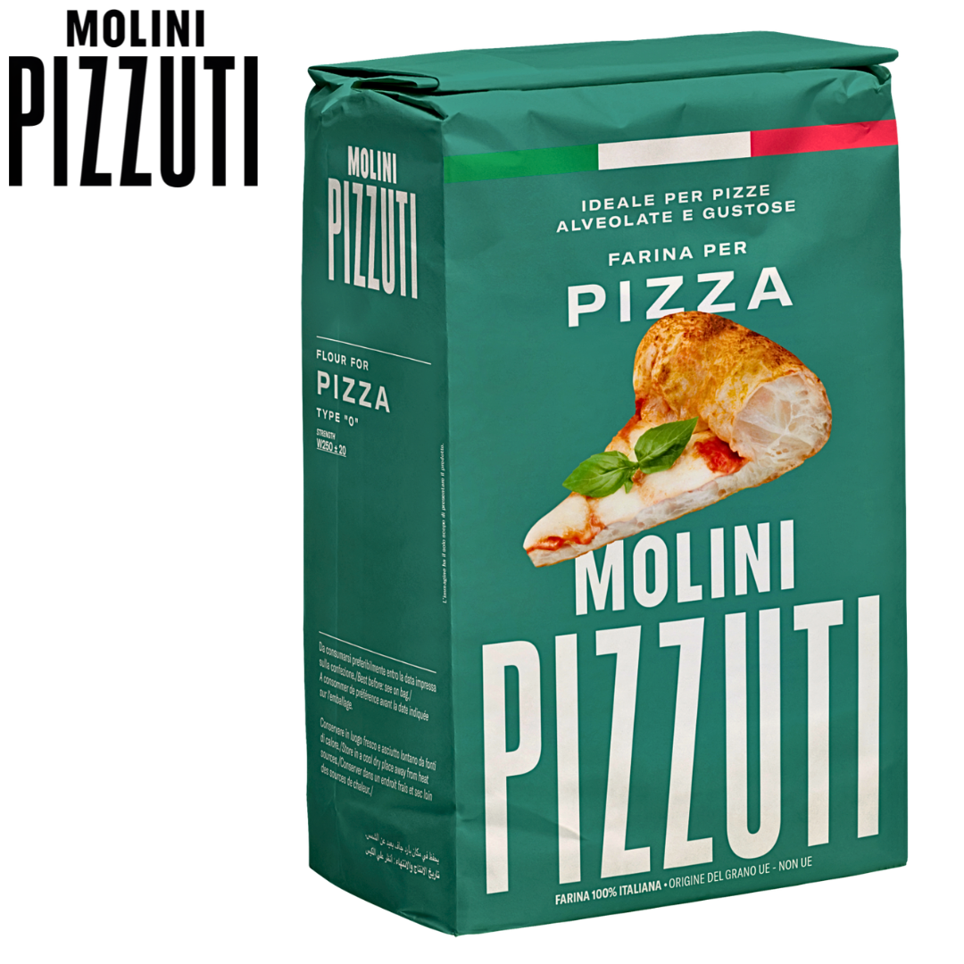Molini Pizzuti pizza flour type 0 W250 Italian pizza dough flourMolini Pizzuti Pizza Flour Type 0 (W250)