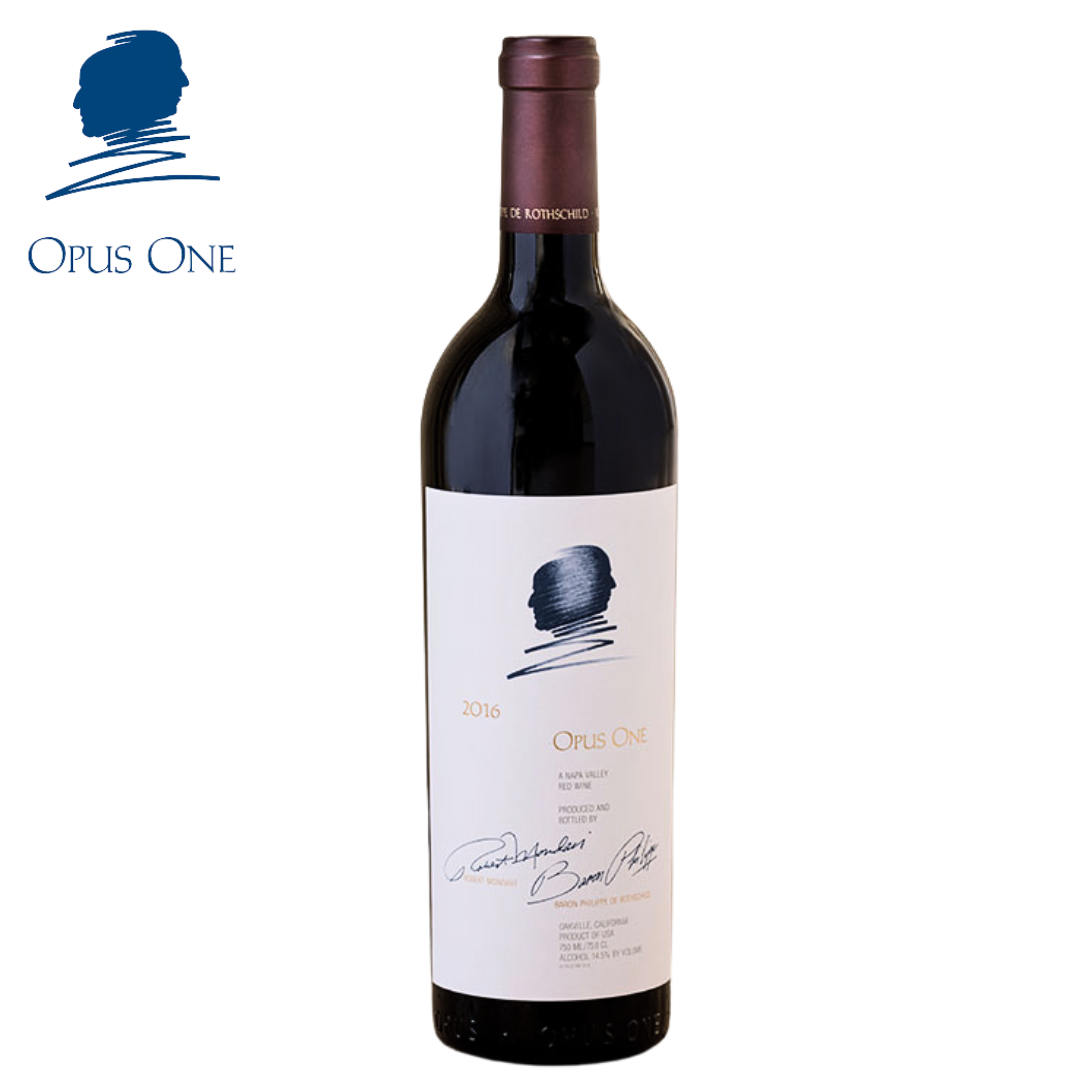 Opus One 2016 Napa Valley red wine bottle