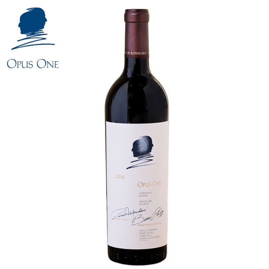 Opus One 2016 Napa Valley red wine bottle