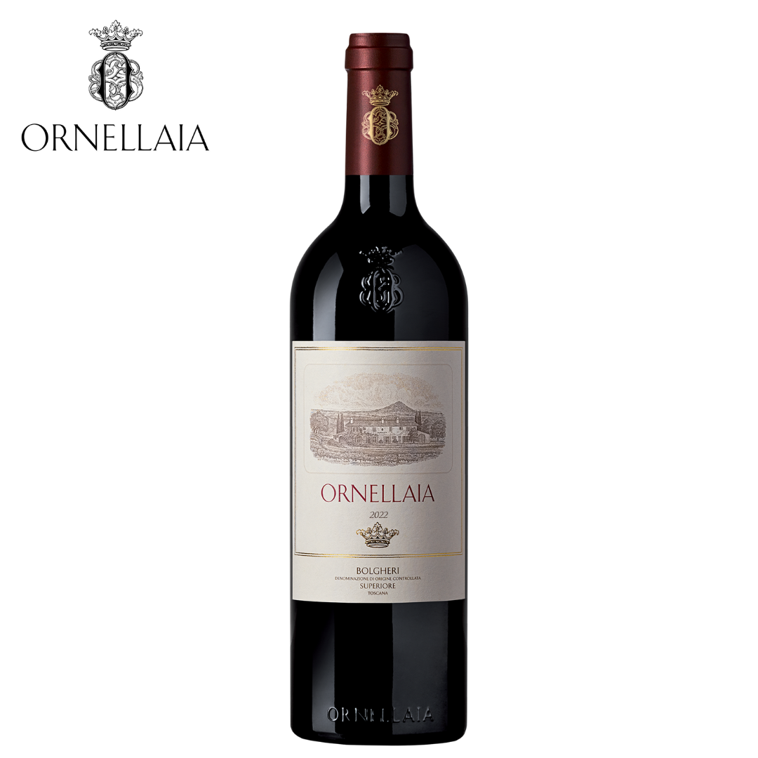 Ornellaia 2022 Bolgheri Superiore DOC Italian red wine bottle