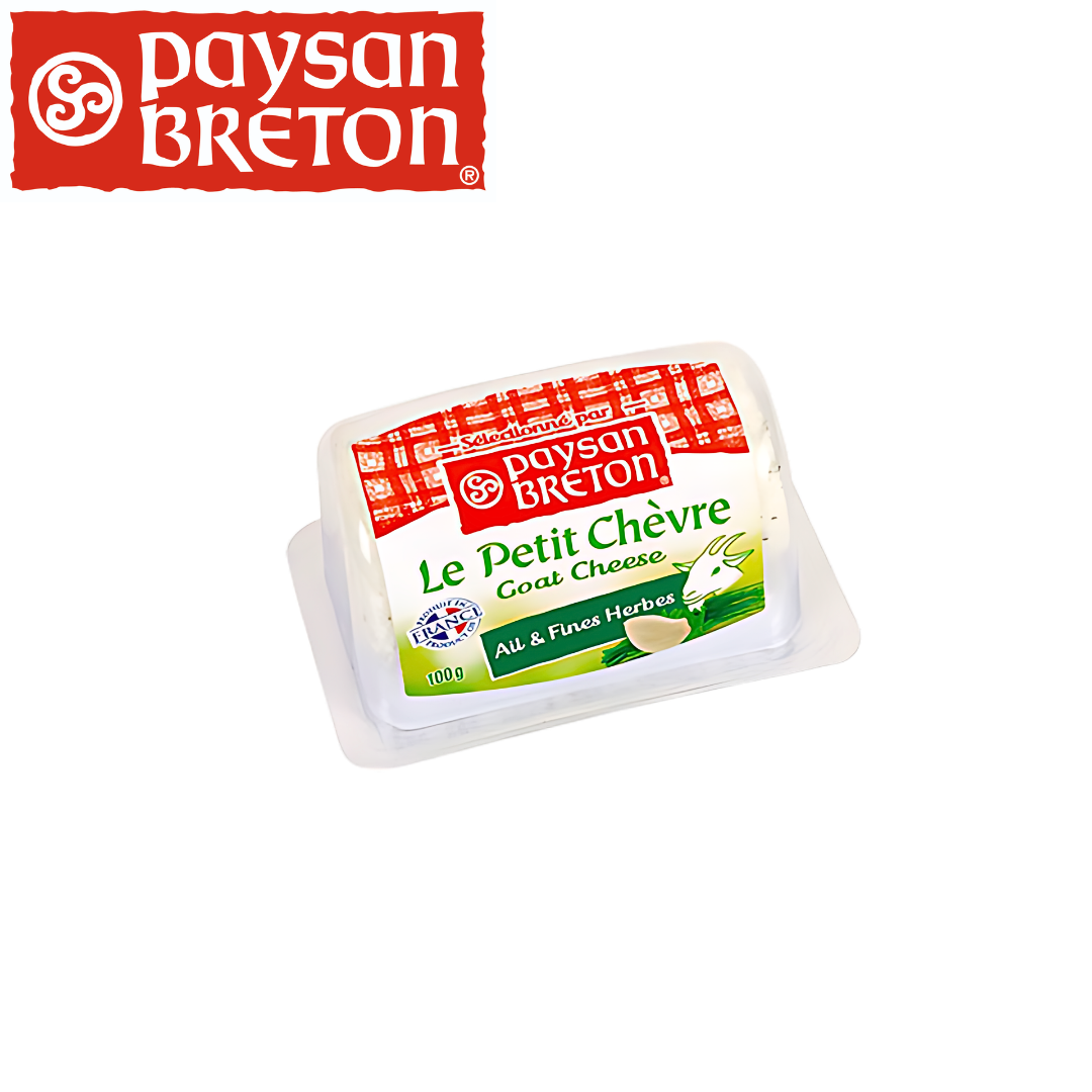 Paysan Breton Le Petit Chevre goat cheese ail & fines herbes garlic & herbs 100g France