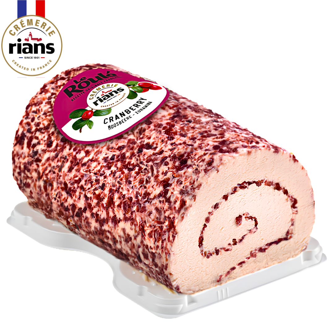 Rians Le Roulé Cranberry Fresh Cheese Half Log 900g