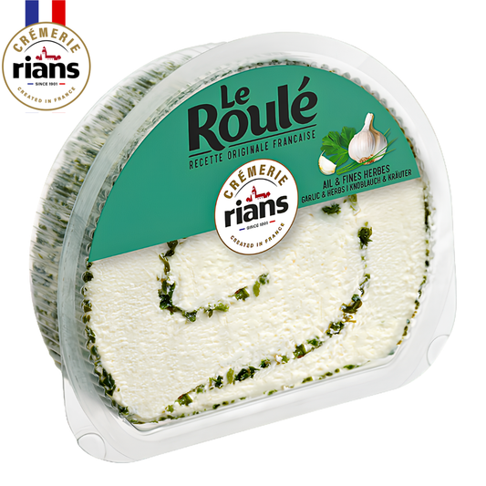 Rians Le Roulé Garlic & Herbs Fresh Cheese Slice 125g