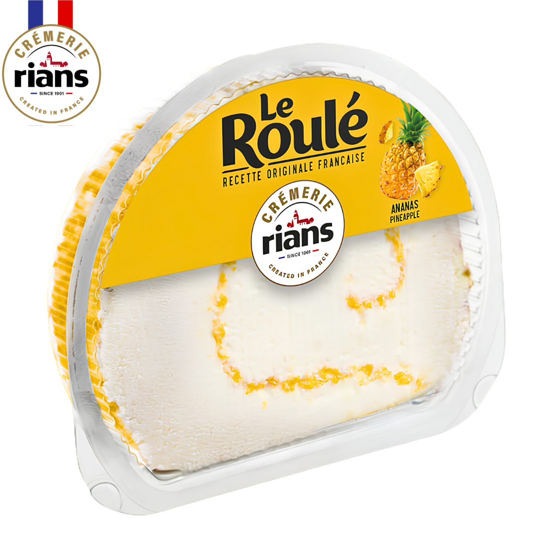 Rians Le Roulé Pineapple Fresh Cheese Slice 125g