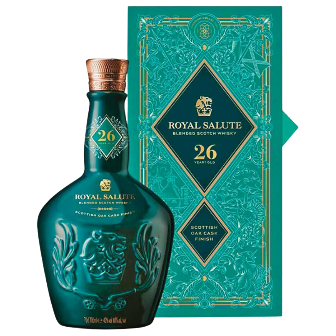Royal Salute 26 Year Old Kingdom Edition Scottish Oak Cask Finish Blended Scotch Whisky 700ml with box