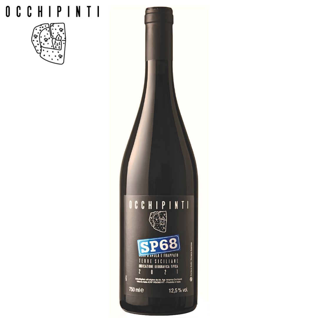 SP68 Rosso Arianna Occhipinti Sicily natural red wine bottle