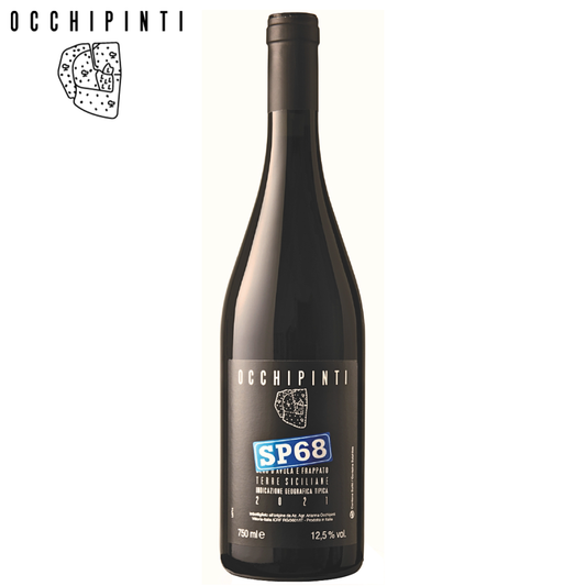 SP68 Rosso Arianna Occhipinti Sicily natural red wine bottle